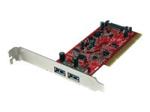 StarTech 2 Port PCI SuperSpeed USB 3.0 Adapter Card with SATA Power