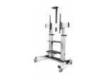 StarTech Rolling TV Cart/Stand On Wheels, Up to 100inch/220lb Screens
