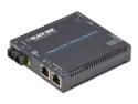 Black Box Media Converter Gigabit Ethernet PoE+ SIngle-Mode, 1310-nm, SC