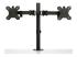 Startech Desk Mount Dual Monitor Arm, Desk Clamp / Grommet VESA Monitor Mount for up to 32 inch Displays, Ergonomic Articulating Monitor Arm, Height Adjustable/Tilt/Swivel/Rotating - Front