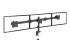 Startech Desk Mount Triple Monitor Arm, Ergonomic VESA 3 Monitor Mount up to 27", Articulating & Height Adjustable Pole Mount, Tilt/Swivel/Rotate LCD/LED Screen, Desk Clamp/Grommet - Left-angle
