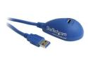 StarTech 5 ft Desktop SuperSpeed USB 3.0 Extension Cable