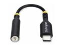Startech USB-C Audio Adapter to 3.5mm TRRS Jack, Headphone Aux Dongle