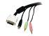 StarTech 4-in-1 USB DVI KVM Cable - Close up