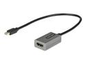 Startech Mini DisplayPort to HDMI Adapter, mDP to HDMI Adapter Dongle, 1080p, Mini DisplayPort 1.2 to HDMI Monitor/Display, Mini DP to HDMI Video Converter, 12" Long Attached Cable