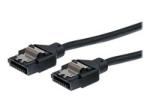 StarTech 18in Latching Round SATA Cable