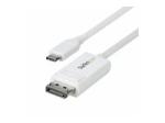 StarTech 6.6ft (2m) USB C to DisplayPort 1.2 Cable, Bidirectional