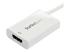 StarTech USB C to HDMI 2.0 Adapter with Power Delivery, 4K 60Hz USB Type-C to HDMI Display/Monitor Video Converter, 60W PD Pass-Through Charging Port, Thunderbolt 3 Compatible, White - Close up