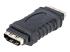 GCHDMIFF - Startech HDMI to HDMI Adapter, High Speed HDMI to HDMI Connector, 4K 30Hz HDMI to HDMI Coupler, HDMI to HDMI Converter - Left-angle