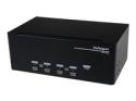 Startech 4 Port Triple Monitor DVI USB KVM Switch with Audio & USB 2.0 Hub
