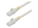 Startech 50ft CAT6 Cable, 10 Gigabit Snagless RJ45 650MHz 100W PoE Cat 6 Patch Cord, 10GbE UTP CAT6 Network Cable, White CAT6 Ethernet Cable, Wiring is UL Certified/TIA