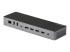 Startech Thunderbolt 3 Dock with USB-C Host Compatibility, Dual 4K 60Hz DisplayPort 1.4 or Dual HDMI 2.0 Monitors, Single 8K, TB3/USB-C Laptop Docking Station, 96W PD, 5x USB, 10Gbps - Back