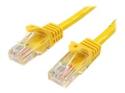 Startech 2m Yellow Cat5e / Cat 5 Snagless Patch Cable