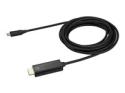 Startech 10ft (3m) USB C to HDMI Cable, 4K 60Hz USB Type C to HDMI 2.0 Video Adapter Cable, Thunderbolt 3 Compatible, Laptop to HDMI Monitor/Display, DP 1.2 Alt Mode HBR2 Cable, Black