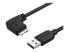StarTech 0.5m 20in Slim Micro USB 3.0 Cable M/M - Right-angle