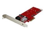 StarTech 2x M.2 NGFF SSD RAID Controller Card plus 2x SATA III Ports