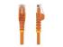 StarTech.com 100ft CAT6 Ethernet Cable, 10 Gigabit Snagless RJ45 650MHz 100W PoE Patch Cord, CAT 6 10GbE UTP Network Cable w/Strain Relief, Orange, Wiring is UL Certified/TIA - Framsidan