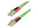 Startech 3m (10ft) LC to LC (UPC) OM5 Multimode Fiber Optic Cable, 50/125µm Duplex LOMMF Zipcord, VCSEL, 40G/100G, Bend Insensitive, Low Insertion Loss, LSZH Fiber Patch Cord