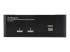 StarTech.com Dubbel USB DisplayPort KVM-switch med 2 portar, audio & USB 2.0-hubb - Framsidan