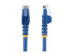 StarTech 100ft CAT6 Ethernet Cable, 10 Gigabit Snagless RJ45 650MHz 100W PoE Patch Cord, CAT 6 10GbE UTP Network Cable w/Strain Relief, Blue, Wiring is UL Certified/TIA