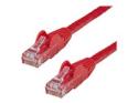 Startech 35ft CAT6 Ethernet Cable, 10 Gigabit Snagless RJ45 650MHz 100W PoE Patch Cord, CAT 6 10GbE UTP Network Cable w/Strain Relief, Red, Wiring is UL Certified/TIA