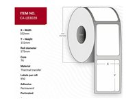 Capture CA-LB3028 printer label White