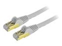 Startech 35ft CAT6A Ethernet Cable, 10 Gigabit Shielded Snagless RJ45 100W PoE Patch Cord, CAT 6A 10GbE STP Network Cable w/Strain Relief, Gray, UL Certified Wiring/TIA