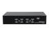 StarTech.com USB DisplayPort KVM-switch med 4 portar och audio - Framsidan