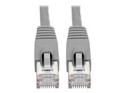 Eaton Tripp Lite Series Cat6a 10G Snagless Shielded STP Ethernet Cable (RJ45 M/M), PoE, Gray, 5 ft. (1.52 m)
