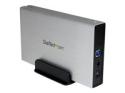 Startech 3.5in Silver Aluminum USB 3.0 External SATA III SSD / HDD Enclosure with UASP