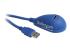 StarTech 5 ft Desktop SuperSpeed USB 3.0 Extension Cable - Left-angle
