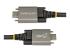 StarTech 3ft 1m Side Screw Locking USB C Cable 10Gbps, USB 3.1/3.2 Gen 2 Type-C Cable, 100W (5A) Power Delivery Charging, DP Alt Mode, Dual Screw Lock, USB-C to C Cord, Charge/Sync - Front