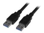 StarTech StarTech.com 6 ft / 2m Black SuperSpeed USB 3.0 Cable A to A
