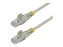 Startech 0.5m Gray Cat5e / Cat 5 Snagless Ethernet Patch Cable 0.5 m