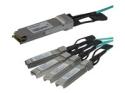 Startech AOC Breakout Cable for Cisco QSFP-4X10G-AOC10M, 15m/49ft 40G 1x QSFP+ to 4x SFP+ AOC Cable, 40GbE / 40Gbps QSFP Plus Transceiver Module Active Optical Fiber, C9300, C3850
