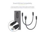 StarTech USB-C 10Gbps to M.2 NVMe or M.2 SATA SSD Enclosure, Tool-free M.2 PCIe/SATA NGFF SSD Enclosure, Portable Aluminum Case, USB Type-C & USB-A Host Cables, For 2230/2242/2260/2280