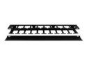 Startech 1U Horizontal Finger Duct Rack Cable Management Panel with Cover