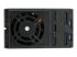 StarTech.com Flyttbart hyllfritt bakpanelställ i aluminium med hot swap-funktion för tre 3,5" SAS II/SATA III ? 6 Gbps HDD - Tillbaka