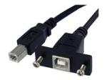 StarTech StarTech.com 1 ft Panel Mount USB Cable B to B