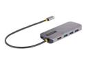 Startech USB C Multiport Adapter, 4K 60Hz HDMI Video, 3-Port 5Gbps USB-A 3.2 Hub, 100W Power Delivery Passthrough, GbE, USB Type-C Mini Travel Dock with Charging, 12in/30cm Cable