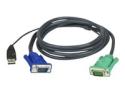 ATEN 2L-5201U - Keyboard / video / mouse (KVM) cable