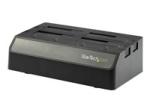 StarTech 4-Bay USB 3.1 to SATA Hard Drive Docking Station, 10Gbps USB Hard Drive Dock, External 2.53.5 SATA III (6Gbps) SSDHDD Docking Station, Hot-Swap Hard Drive Bay
