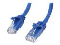 Startech 75ft CAT6 Ethernet Cable, 10 Gigabit Snagless RJ45 650MHz 100W PoE Patch Cord, CAT 6 10GbE UTP Network Cable w/Strain Relief, Blue, Wiring is UL Certified/TIA