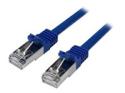 Startech 3m CAT6 Ethernet Cable, 10 Gigabit Shielded Snagless RJ45 100W PoE Patch Cord, CAT 6 10GbE SFTP Network Cable w/Strain Relief, Blue, Wiring is UL Certified/TIA
