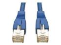 Eaton Tripp Lite Series Cat6a 10G Snagless Shielded STP Ethernet Cable (RJ45 M/M), PoE, Blue, 10 ft. (3.05 m)