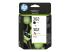 HP 302 - pack de 2 - noir, couleur (cyan, magenta, jaune) - De face