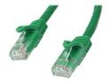 Startech 50cm CAT6 Ethernet Cable, 10 Gigabit Snagless RJ45 650MHz 100W PoE Patch Cord, CAT 6 10GbE UTP Network Cable w/Strain Relief, Green, Wiring is UL Certified/TIA