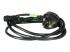 StarTech 10ft (3m) UK Computer Power Cable, 18AWG, BS 1363 to C13 Power Cord, 10A 250V, Black Replacement AC Power Cord, TV/Monitor Power Cable, BS 1363 to IEC 60320 C13 Kettle Lead - Front