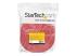 StarTech.com 100ft Hook and Loop Roll, Cut-to-Size Reusable Cable Ties, Bulk Industrial Wire Fastener Tape /Adjustable Fabric Wraps Red / Resuable Self Gripping Cable Management Straps - Framsidan