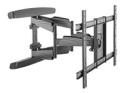 Startech TV Wall Mount supports up to 70 inch VESA Displays, Low Profile Full Motion Universal TV Flat Screen Wall Mount Heavy Duty Adjustable Tilt/Swivel Articulating Arm Bracket